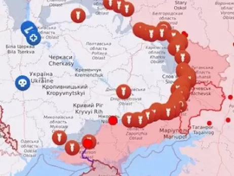 Карта боевых действий в Украине: 10.05.2024